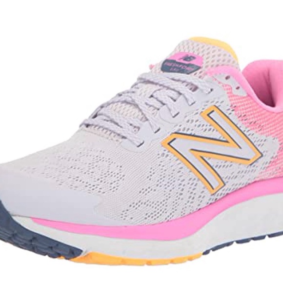 New Balance Shoes - New Balance Women's 680 V7 Pink and White Sneakers